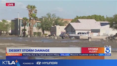 Tropical Storm Hilary leaves a muddy mess in Coachella Valley